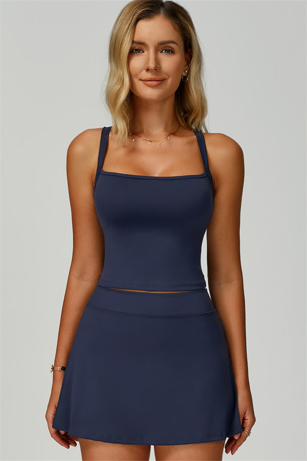 Estelle | Sporttop met Tennisrok 2-Delige Set