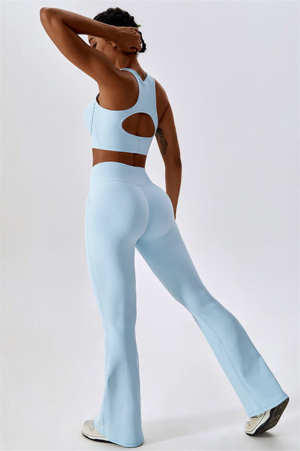 Nora | Sporttop met open rug