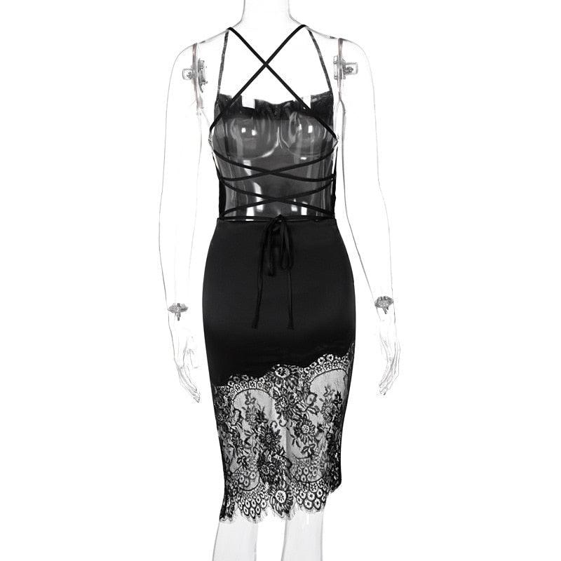 Camilla | Lace-up jurk
