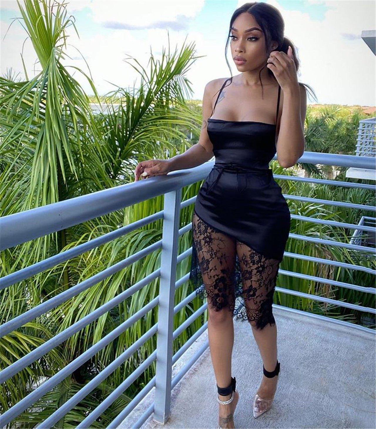 Camilla | Lace-up jurk