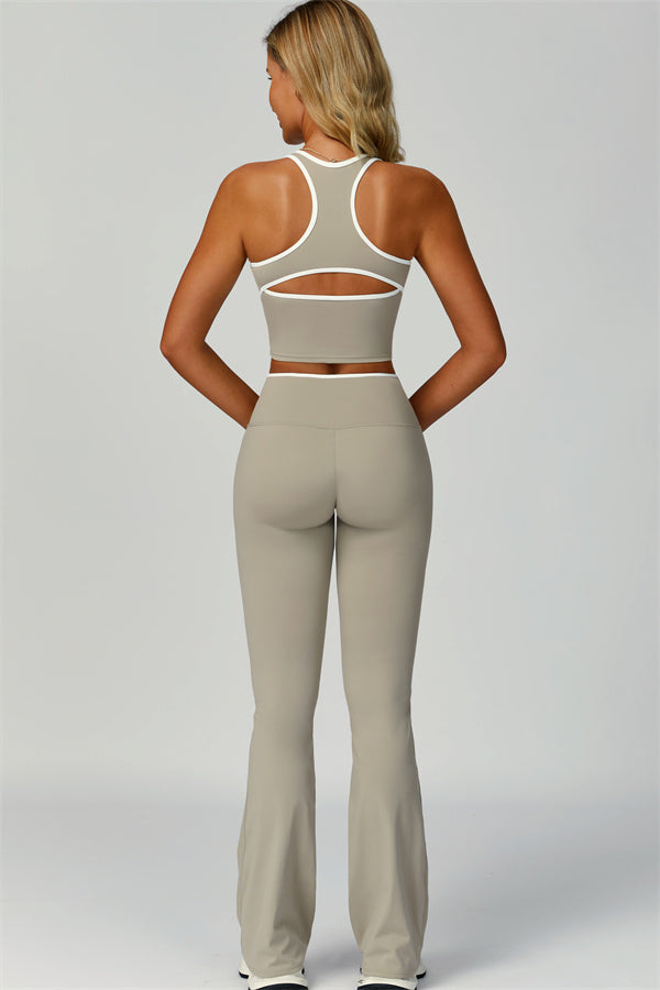 Nova | Sport tanktop met uitgesneden schterkant