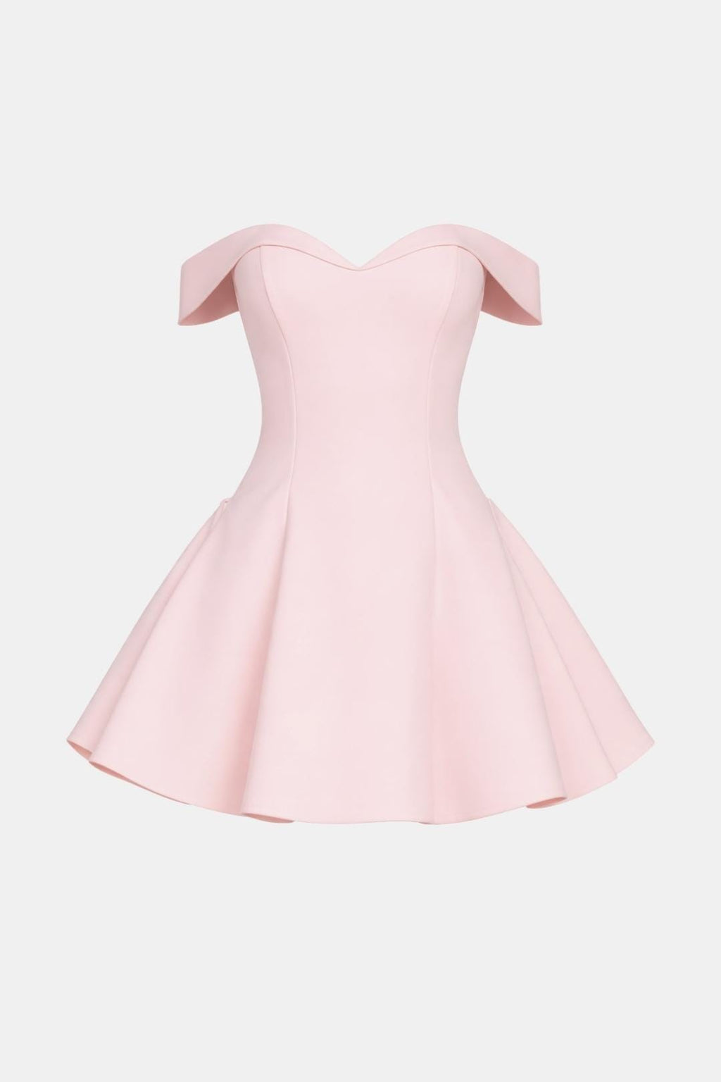 Eva | Off-shoulder strapless mini jurk peplum