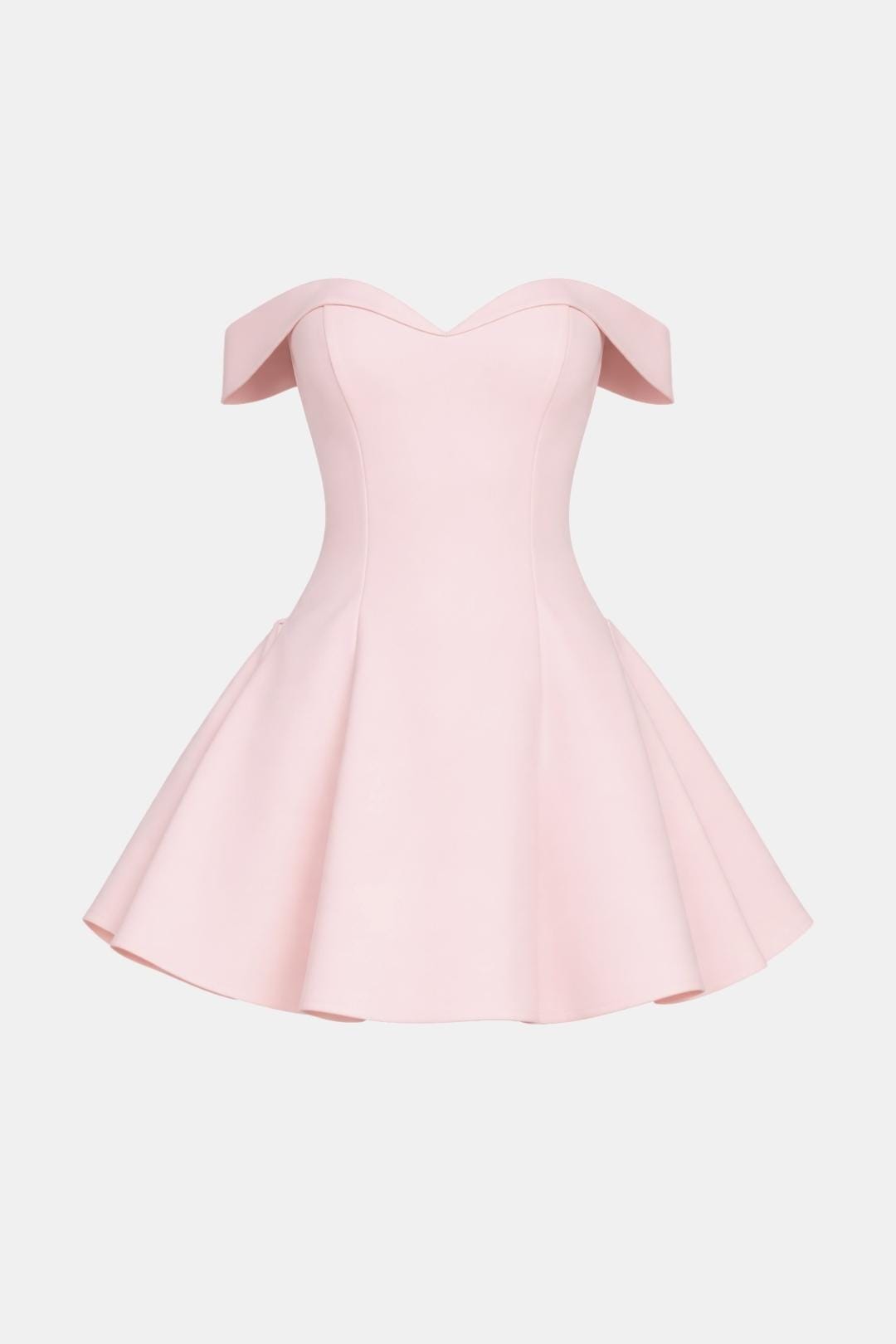 Eva | Off-shoulder strapless mini jurk peplum