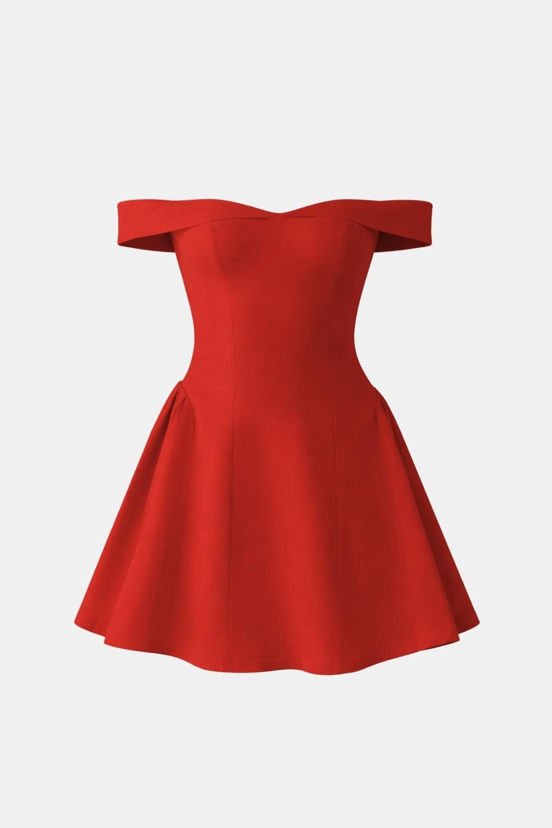 Eva | Off-shoulder strapless mini jurk peplum