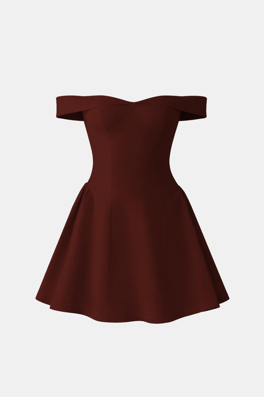 Eva | Off-shoulder strapless mini jurk peplum