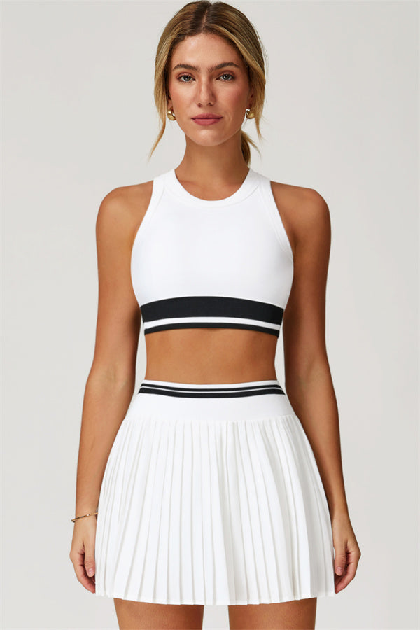 Rosalie | Sporttop met Plooirok 2-Delige Set