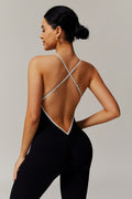 Jill | Sport jumpsuit met open rug
