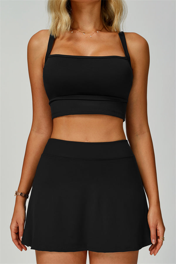 Estelle | Sporttop met Tennisrok 2-Delige Set