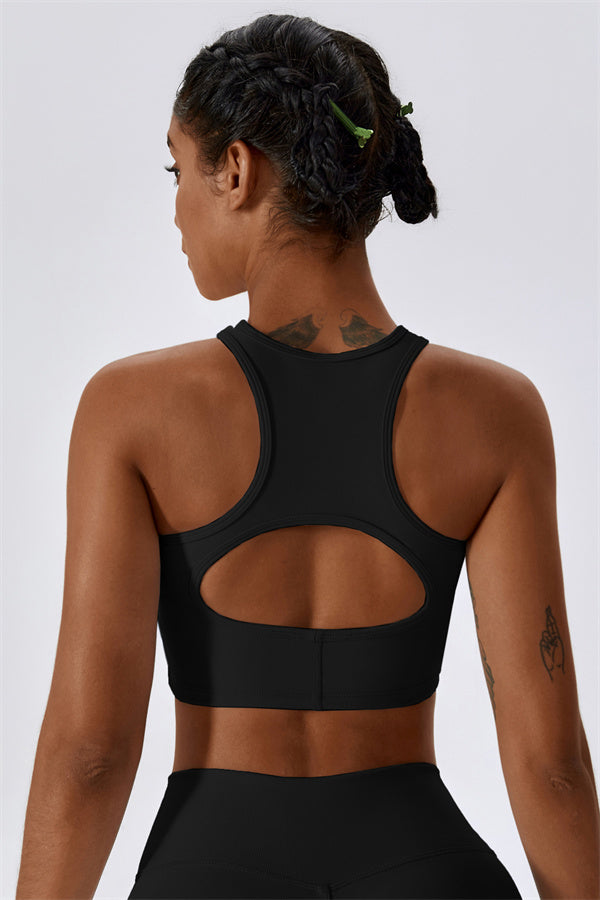 Nora | Sporttop met open rug