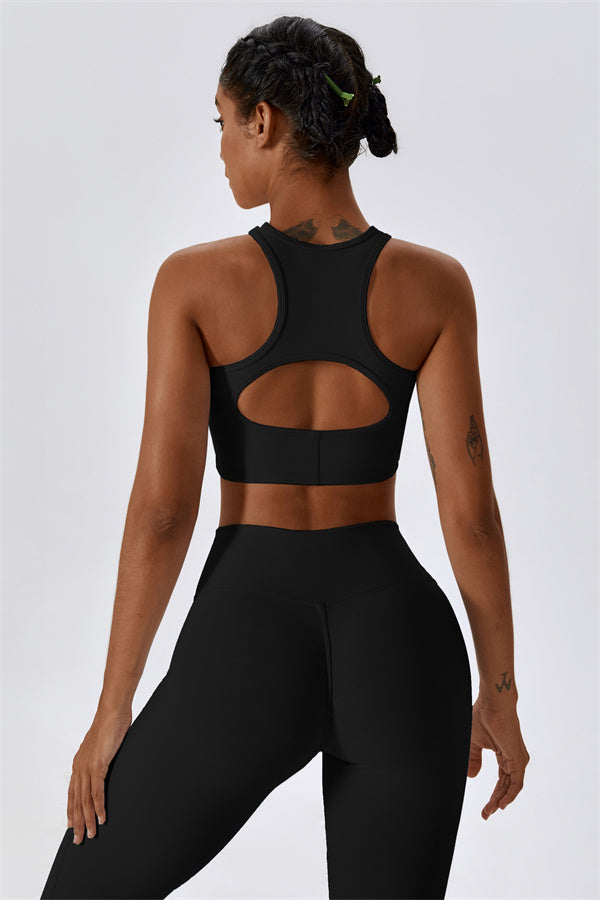 Nora | Sporttop met open rug