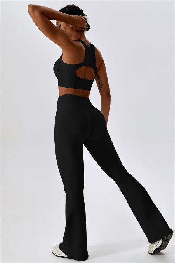 Nora | Sporttop met open rug