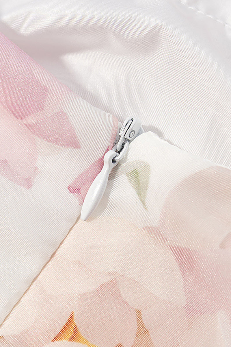 Noa | Halter minijurk met ruchesrok