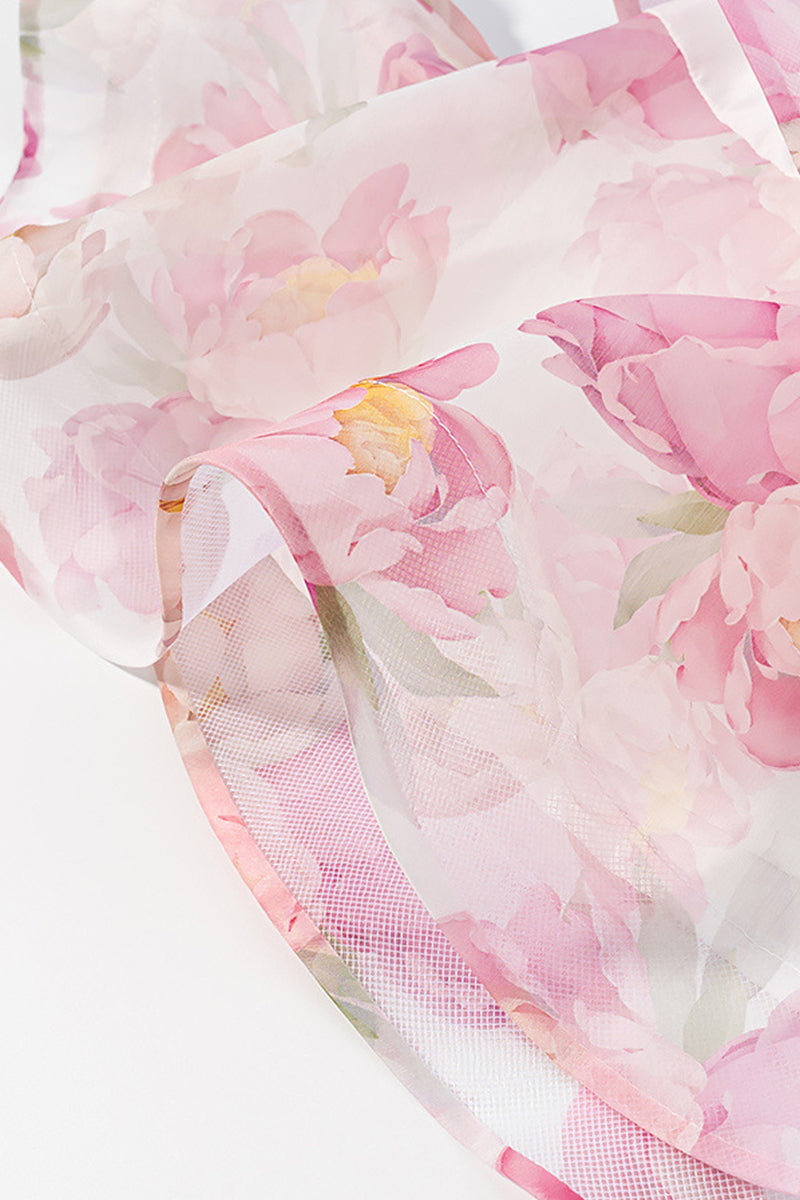 Noa | Halter minijurk met ruchesrok