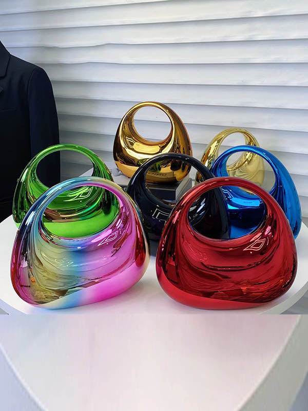 Vivienne | Glanzende Geometrische Handtas