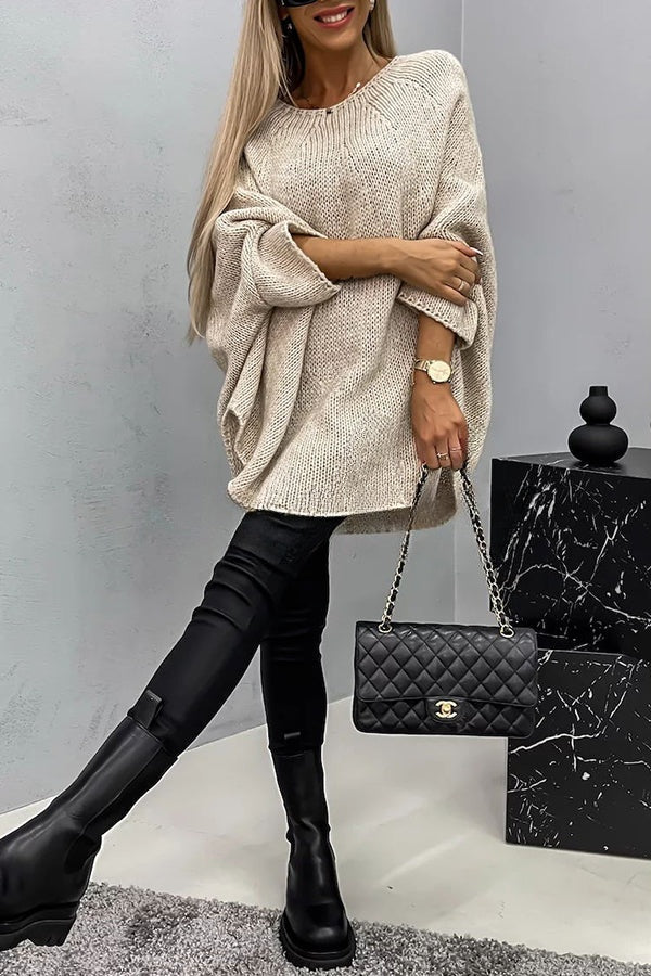 Wietske | Gebreide Poncho Trui