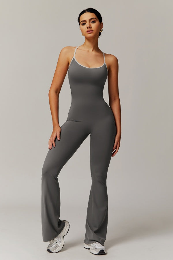Jill | Sport jumpsuit met open rug