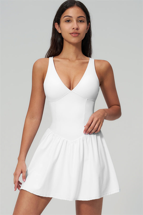 Vivienne | Tennisjurk met V-Hals
