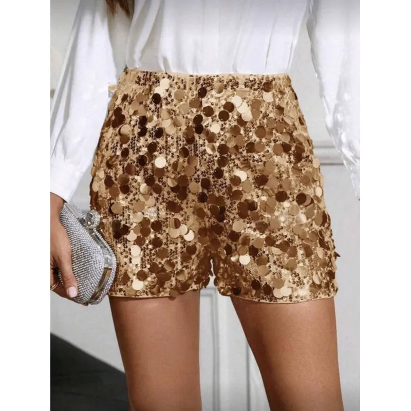 Anouk | Dames Shorts met Hoge Taille en Pailletten