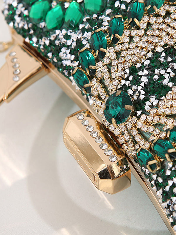 Margaux | Rhinestone Handtas met Kristallen Detail