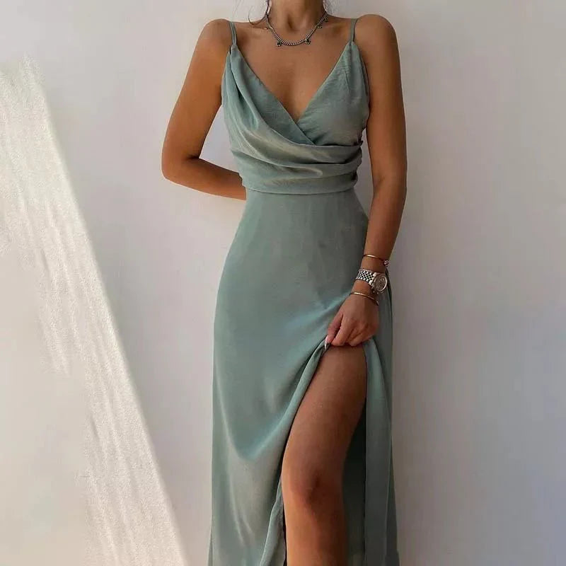 Eleganca | Elegante split jurk