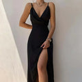 Eleganca | Elegante split jurk
