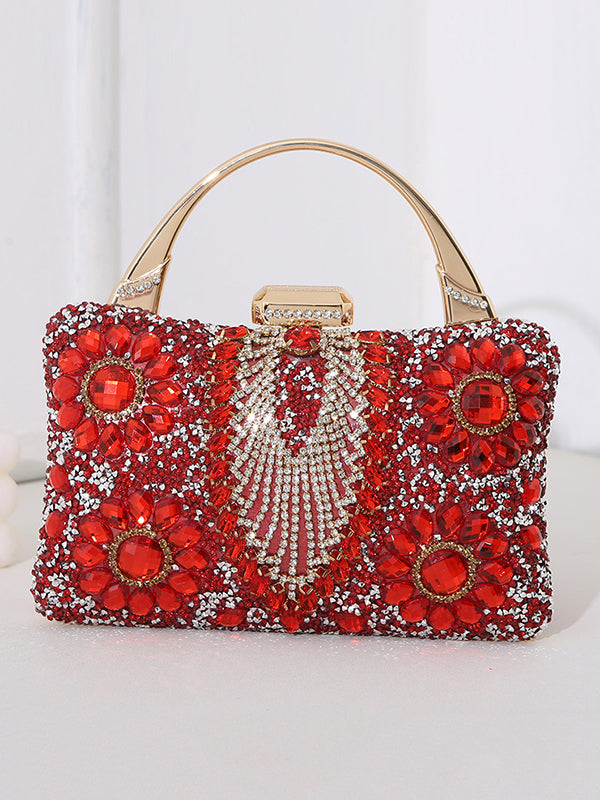 Margaux | Rhinestone Handtas met Kristallen Detail