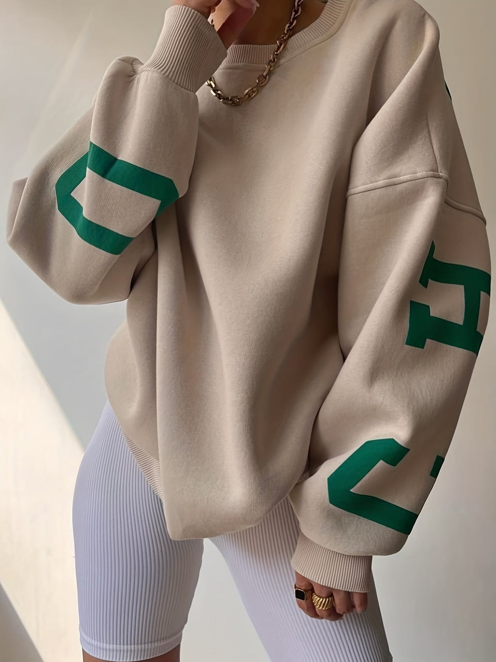 Marlow | Trui met Letterprint