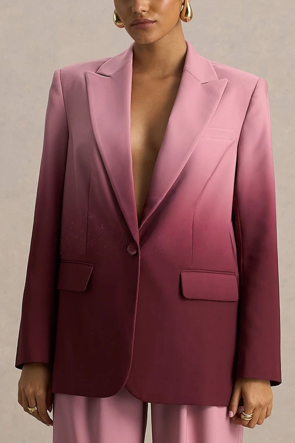 Enya | Ombre Print Blazer