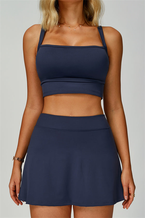 Estelle | Sporttop met Tennisrok 2-Delige Set