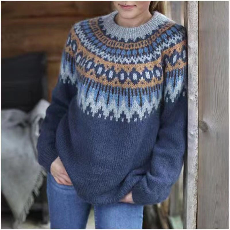 Mirjam | Noorse Pullover met Lange Mouwen