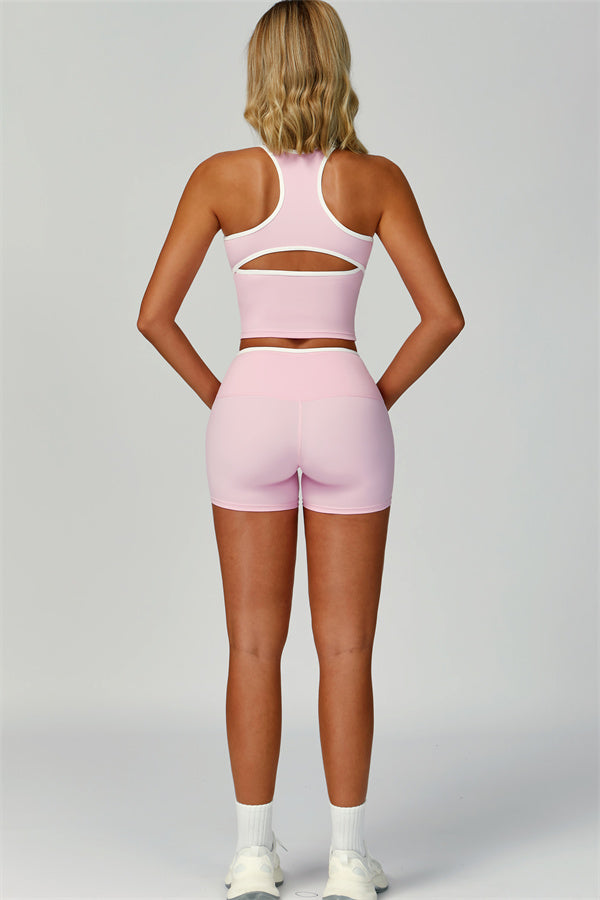 Nova | Sport tanktop met uitgesneden schterkant