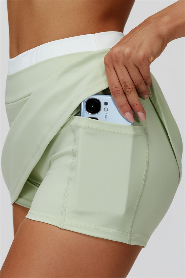 Iris | Crop Top met Rok 2-Delige Set