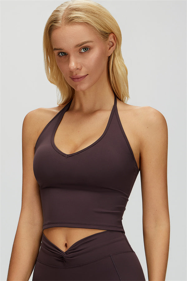 Céleste | Halter Crop Top met Rok 2-Delige Set