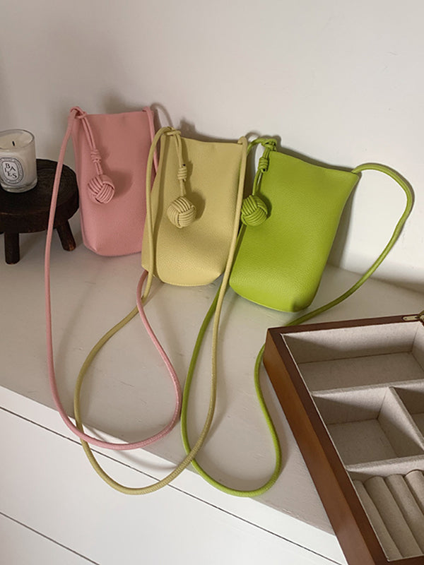 Zoë | Mini Schoudertas in Effen Kleur