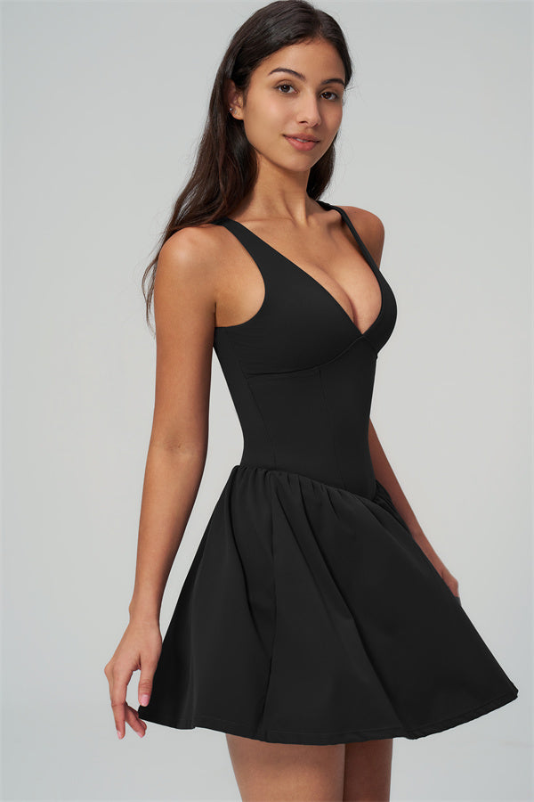 Vivienne | Tennisjurk met V-Hals
