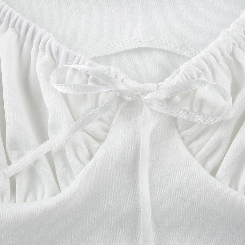 Hazel | Ruched milkmaid top