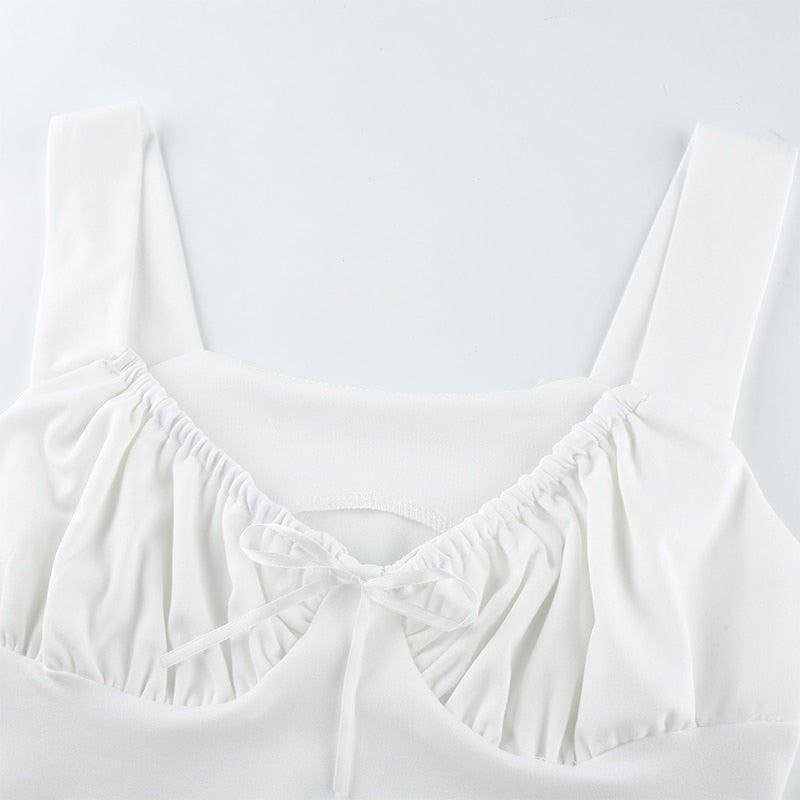 Hazel | Ruched milkmaid top
