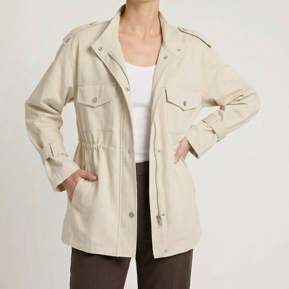 Romy | Jas met Utility Pockets