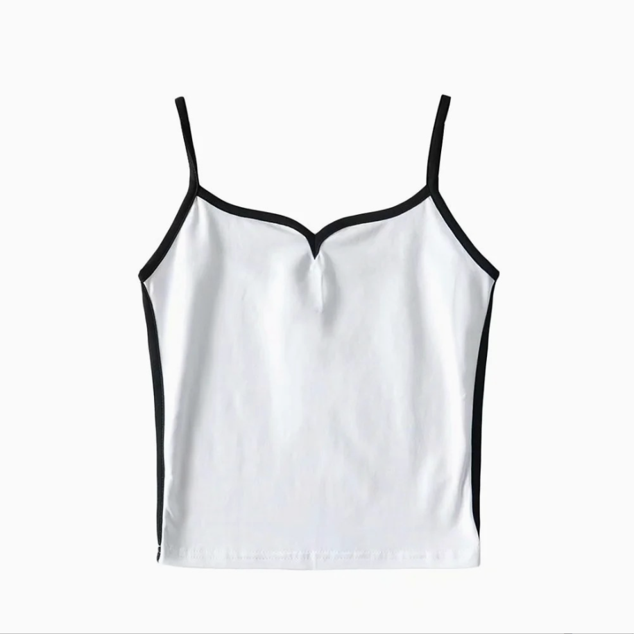 Ellin | Cami met hartvormige hals