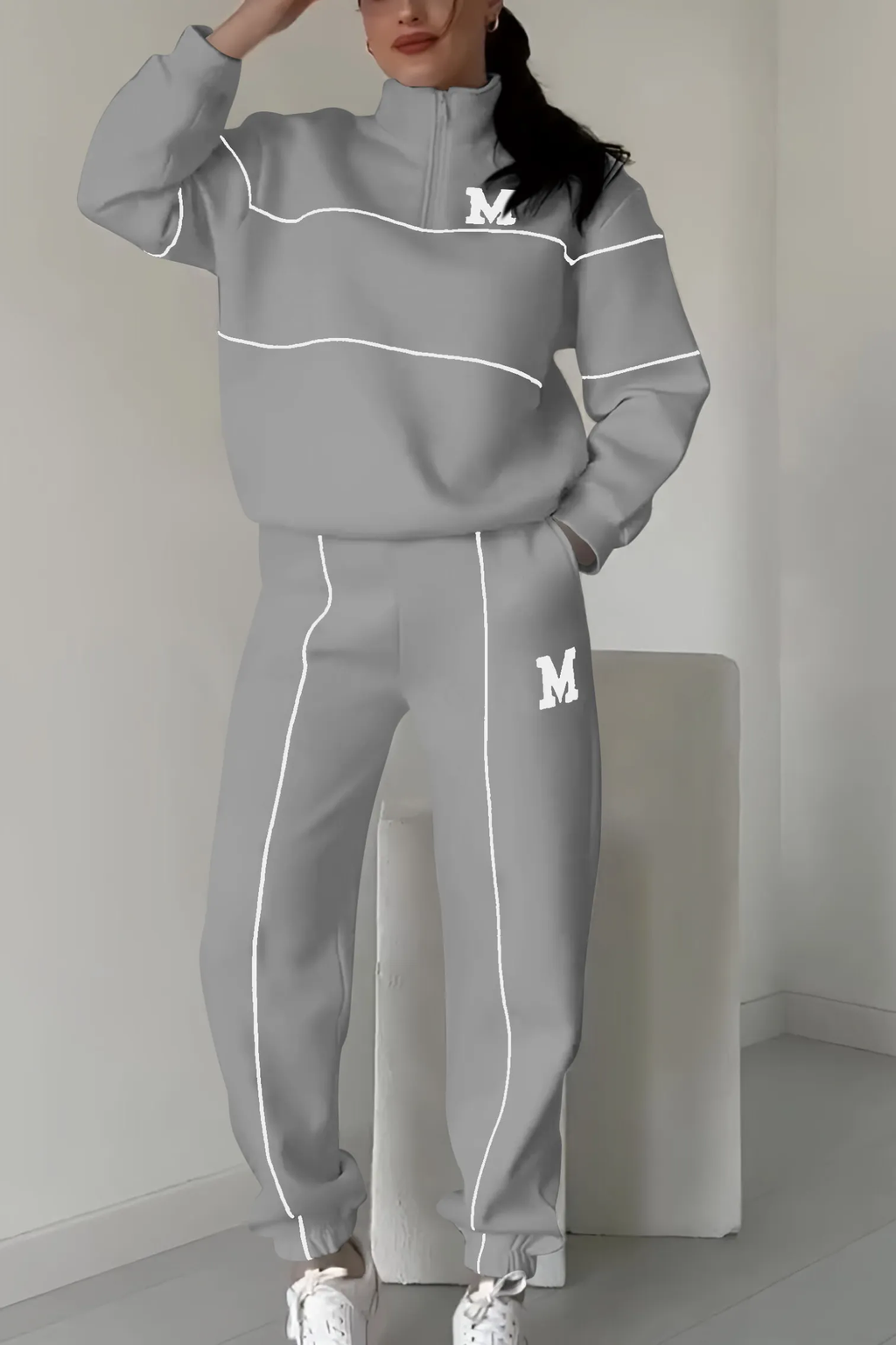 Wynn | Trainingspak Set met Half-Zip Sweater