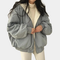 Sanne | Fleece Gevoerde Winterjas met Capuchon