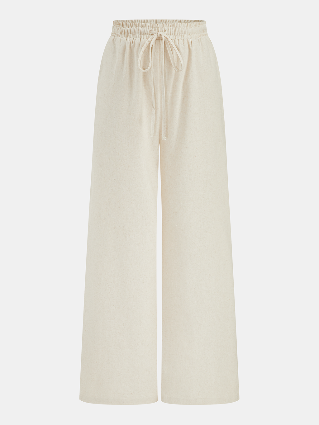 linnen broek khaki
