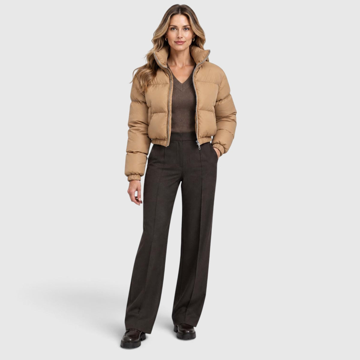 Loïs | Cropped Jack met Rits Voorkant