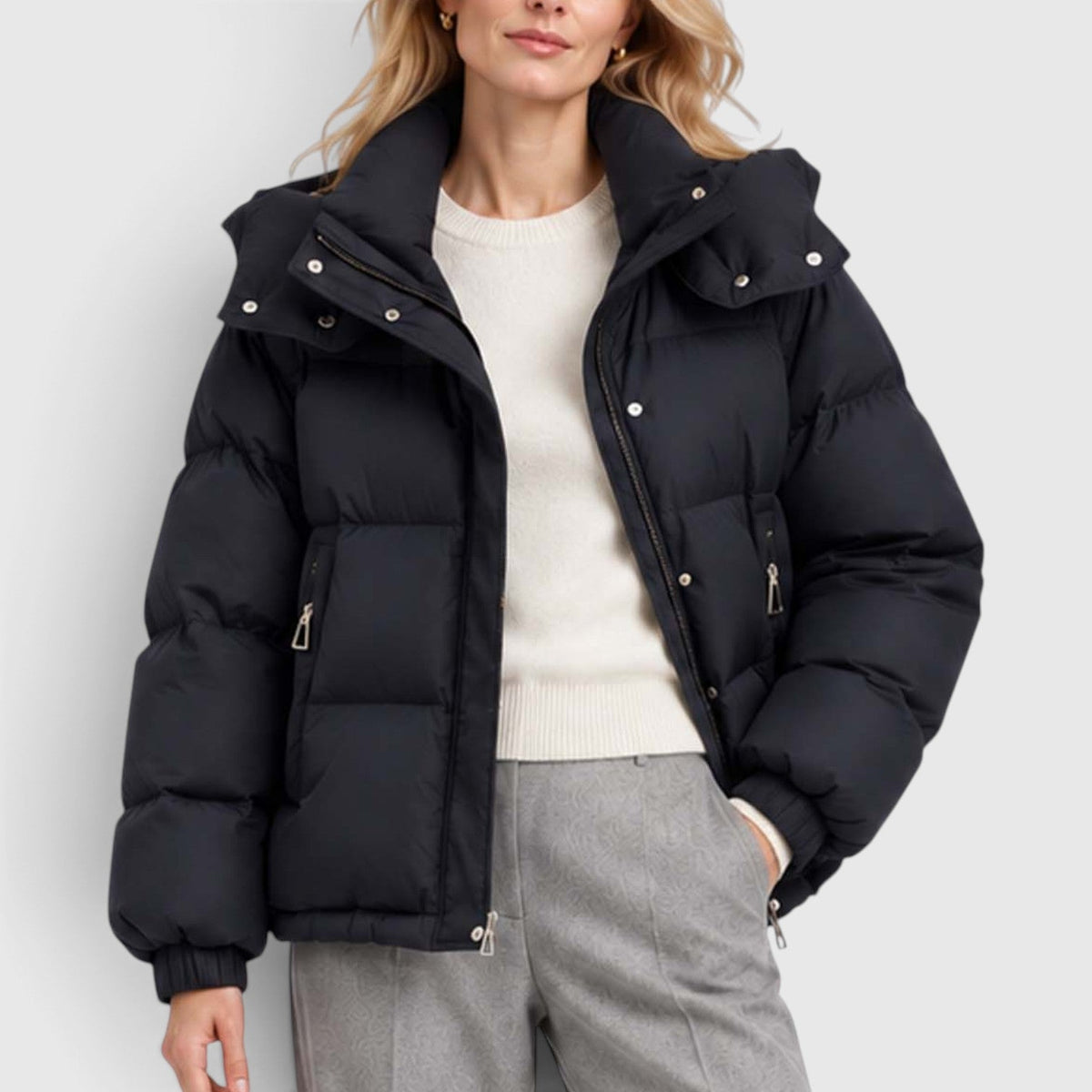 Thessa | Gevoerde Hooded Puffer Jacket