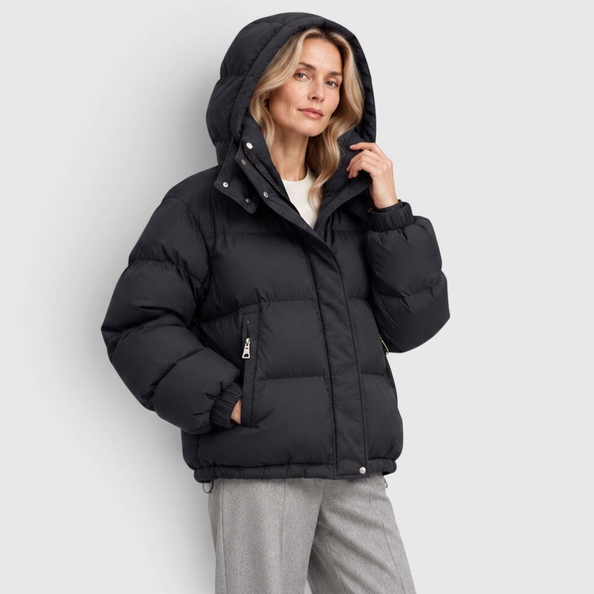 Thessa | Gevoerde Hooded Puffer Jacket
