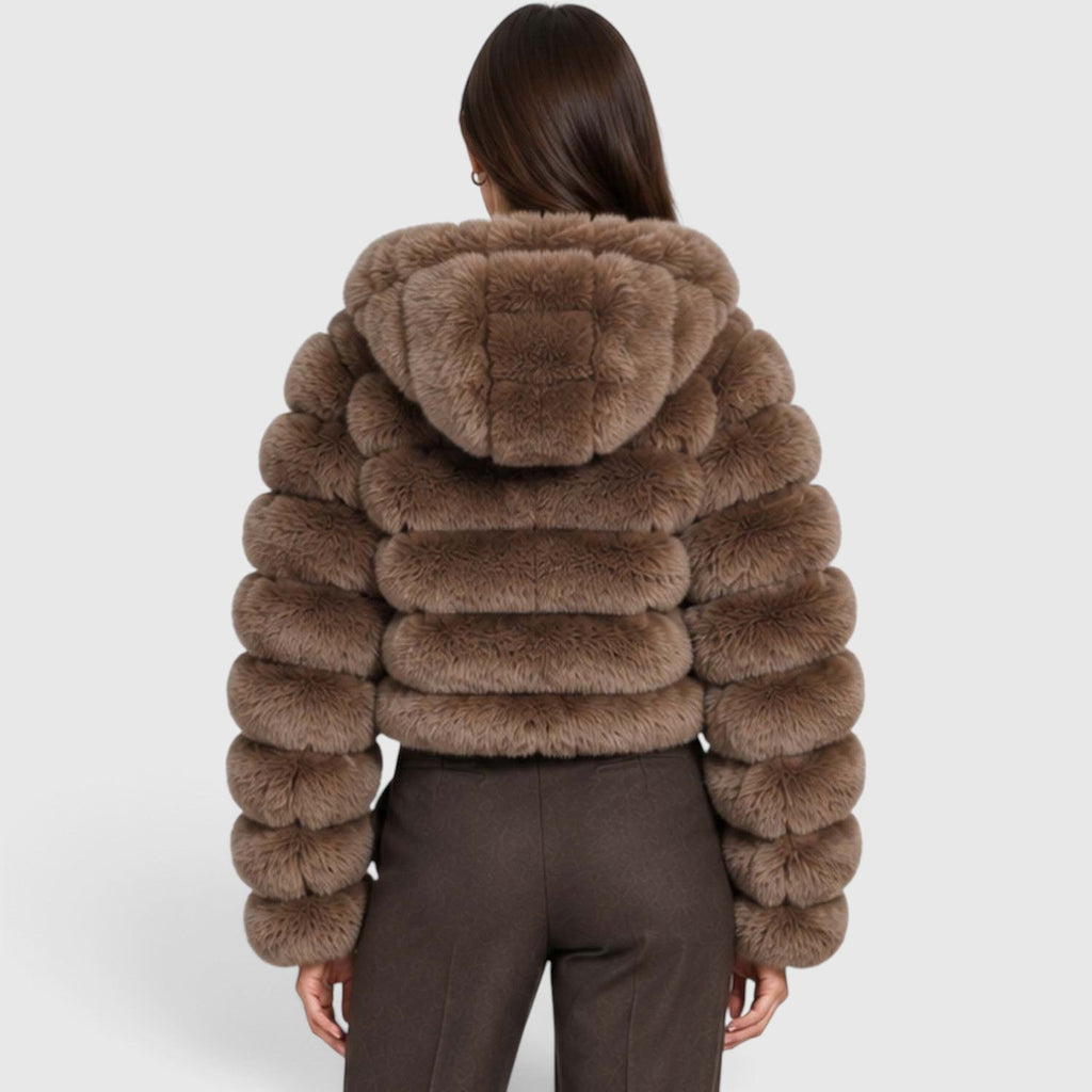 Sanne | Pluche Gevoerde Winterjas