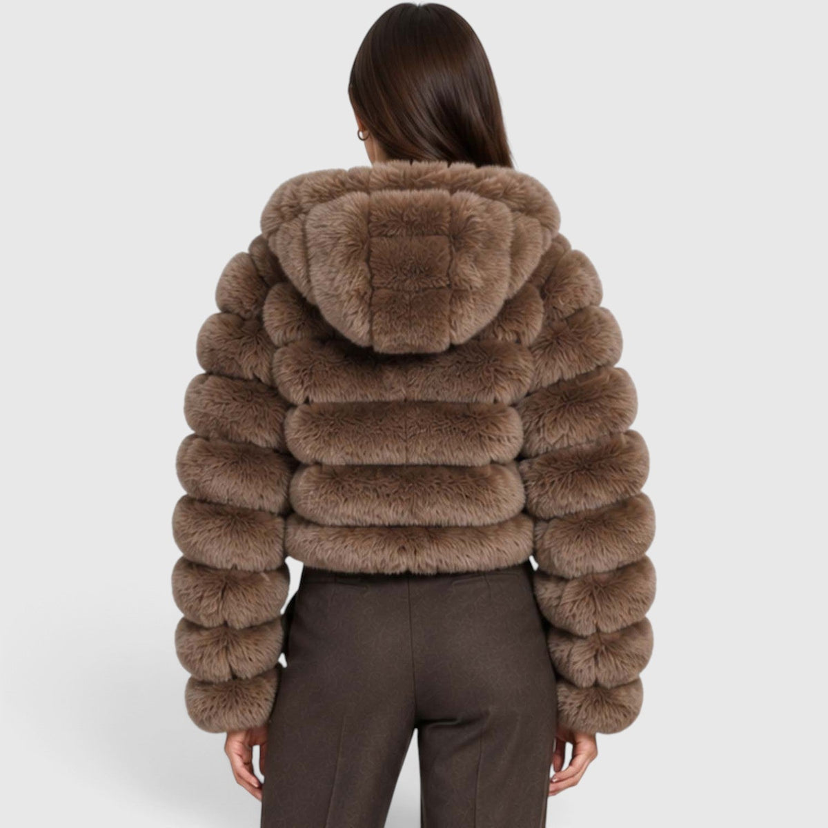 Sanne | Pluche Gevoerde Winterjas