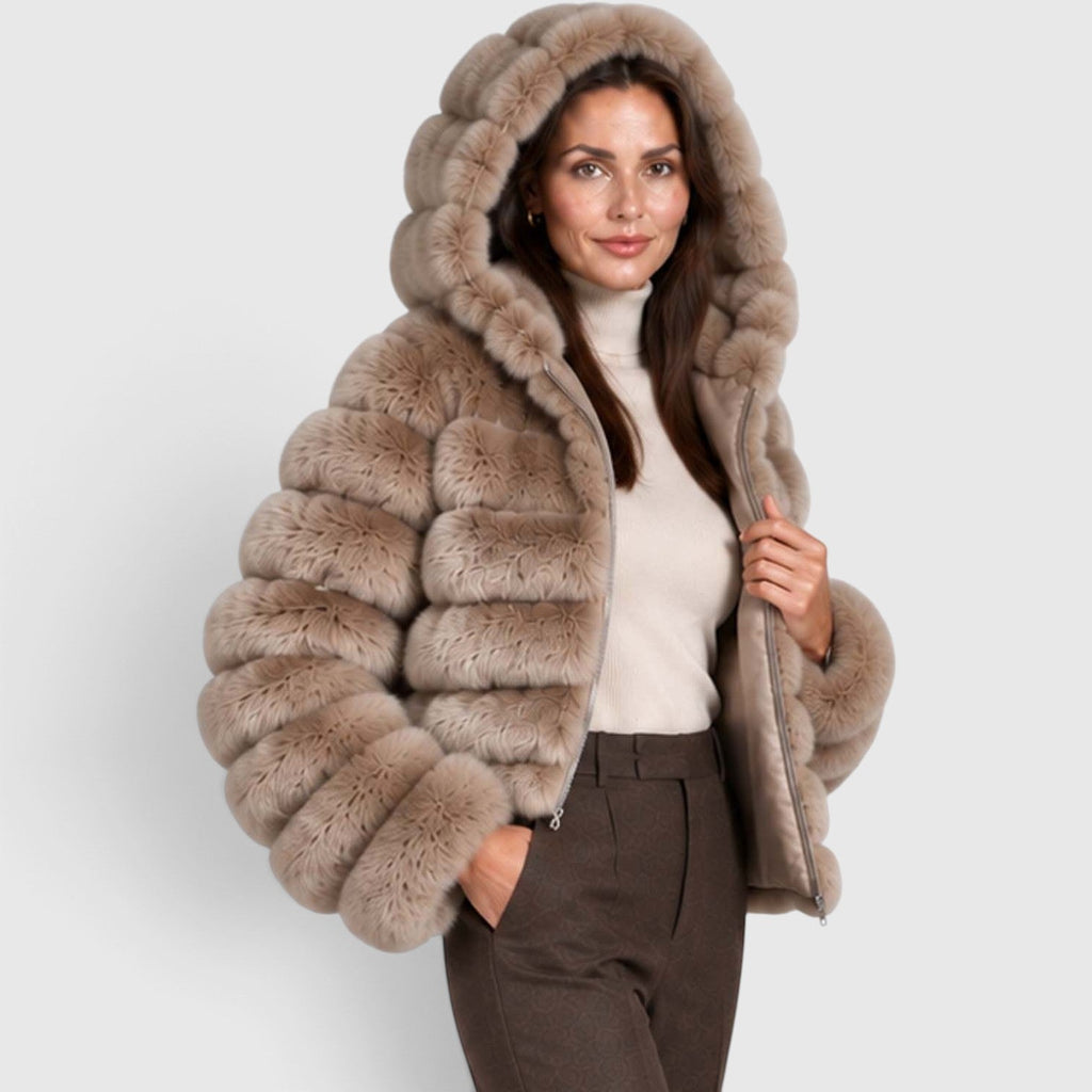 Sanne | Pluche Gevoerde Winterjas