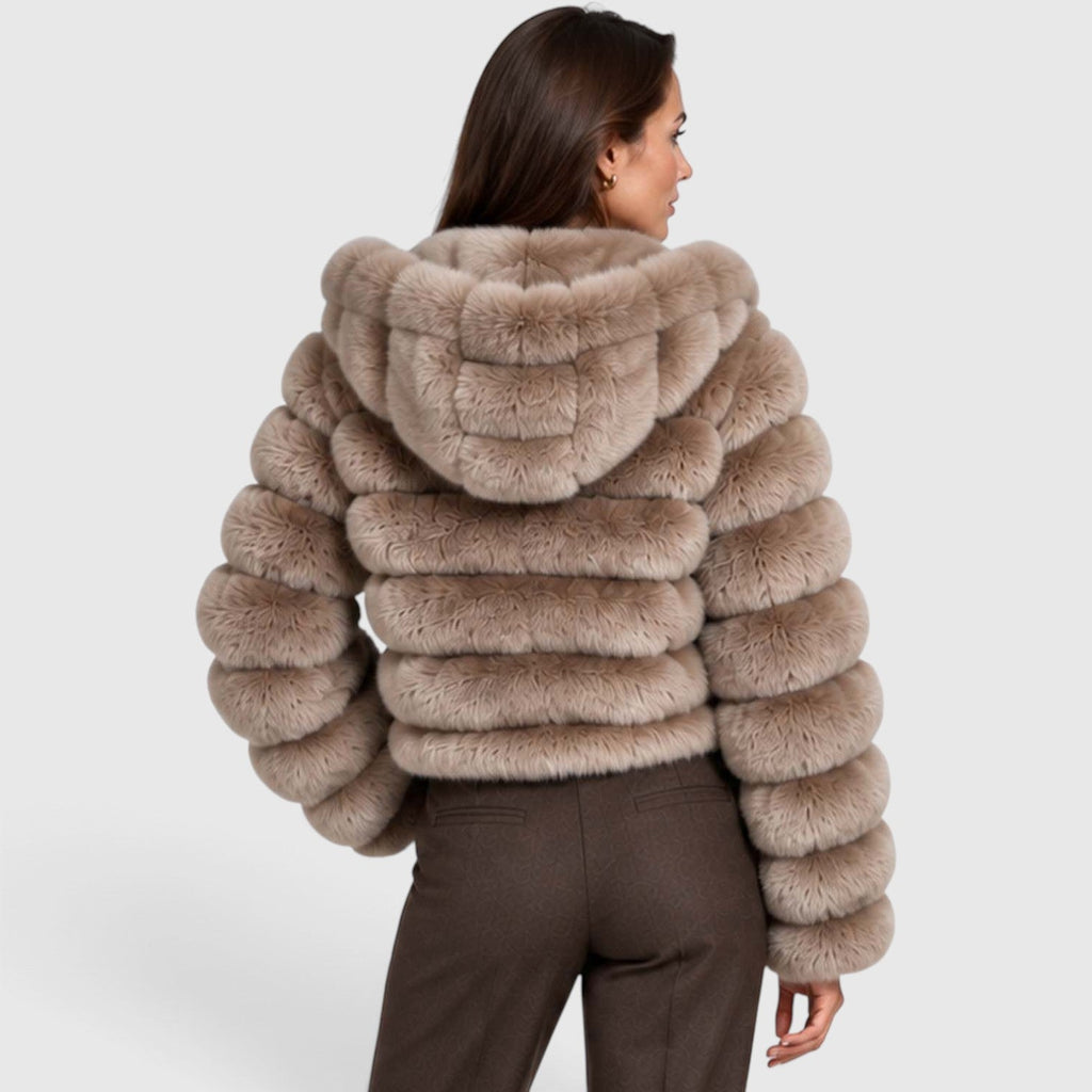 Sanne | Pluche Gevoerde Winterjas