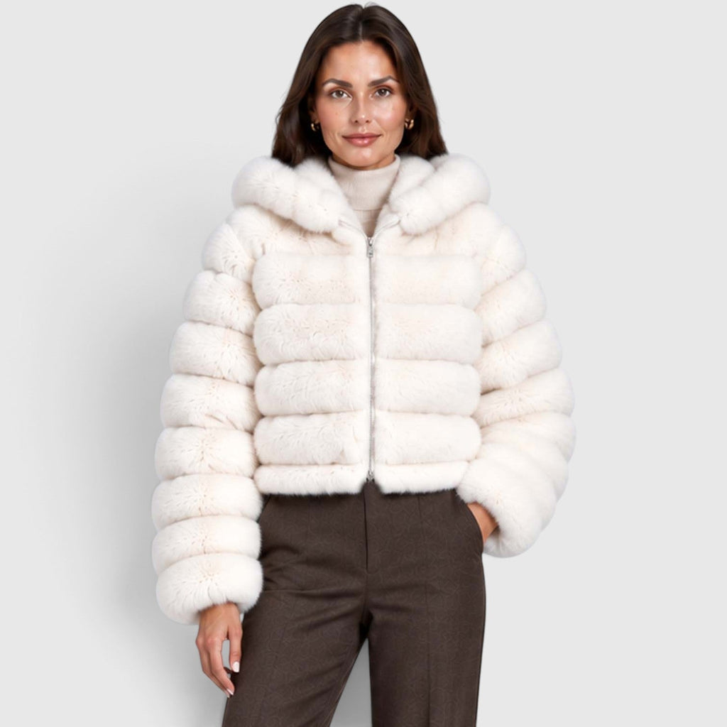 Sanne | Pluche Gevoerde Winterjas